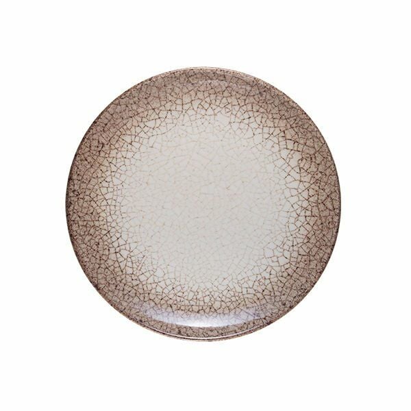 ID Fine Deserto Lona Düz Tabak 25 Cm