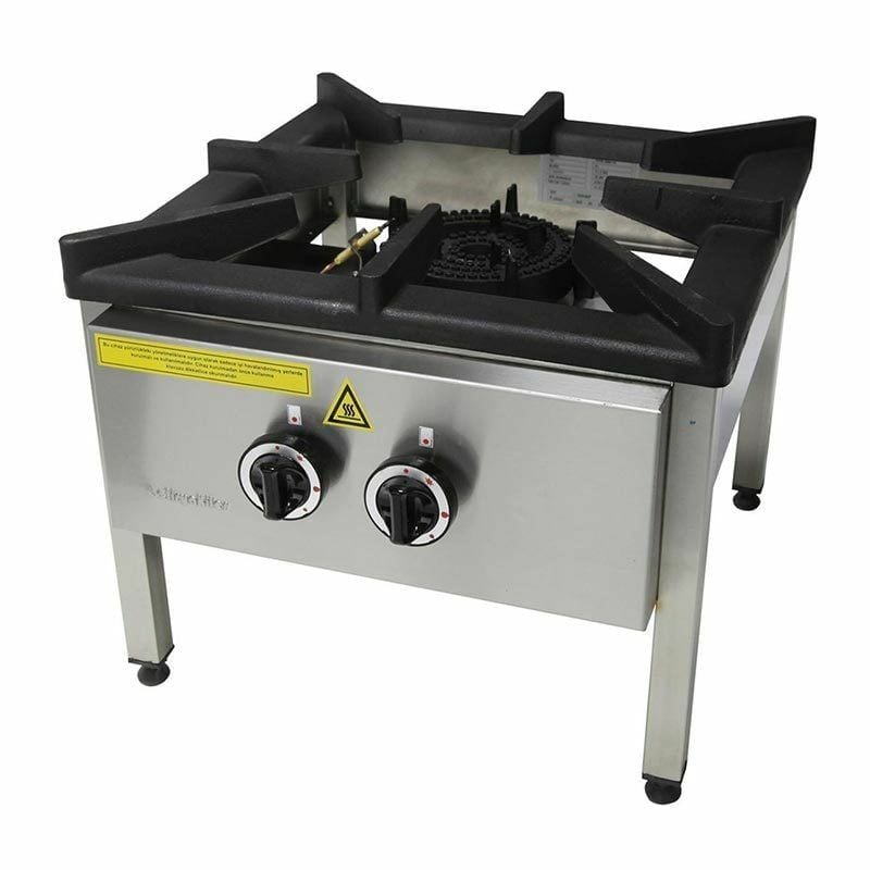Öztiryakiler Yer Ocağı Gazlı Çift Yanışlı 10 Kw 50*50 Cm