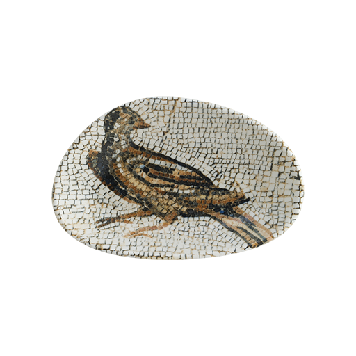 Mezopotamya Kuş Vago Oval Kayık Tabak 15*8.5 cm