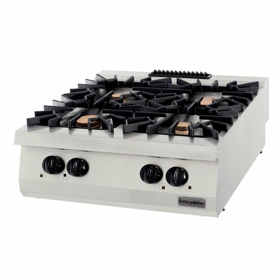 Öztiryakiler 900 Seri Set Üstü 4 Gzölü Gazlı Ocak