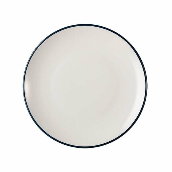 ID Fine Modest Navy Lona Düz Tabak 15 Cm