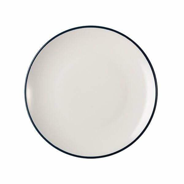 ID Fine Modest Navy Lona Düz Tabak 17 Cm