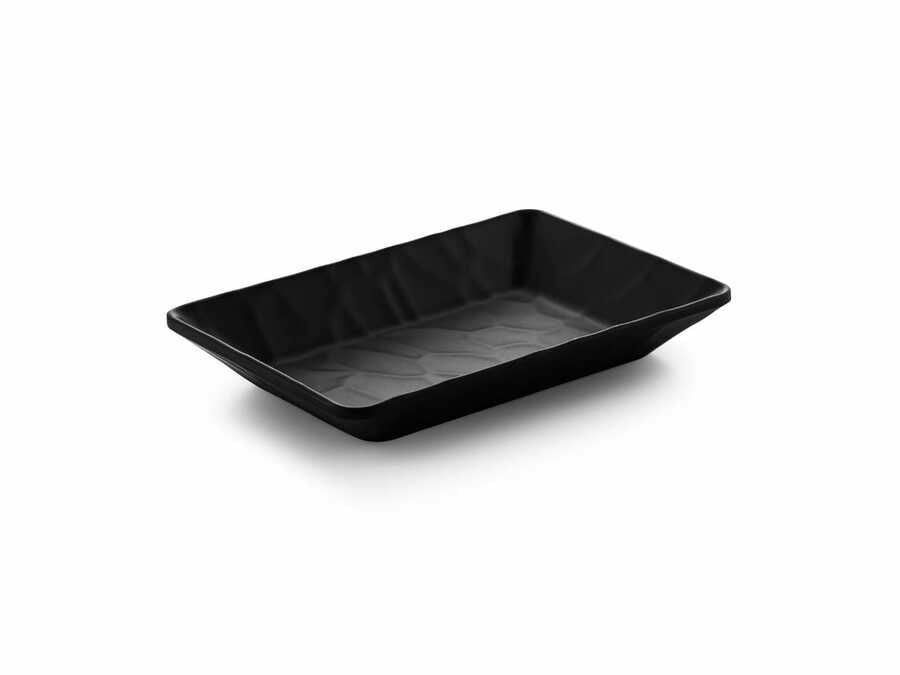 Tria Rölyefli Porelin Kayık Tabak 14 Cm (12 Adet)