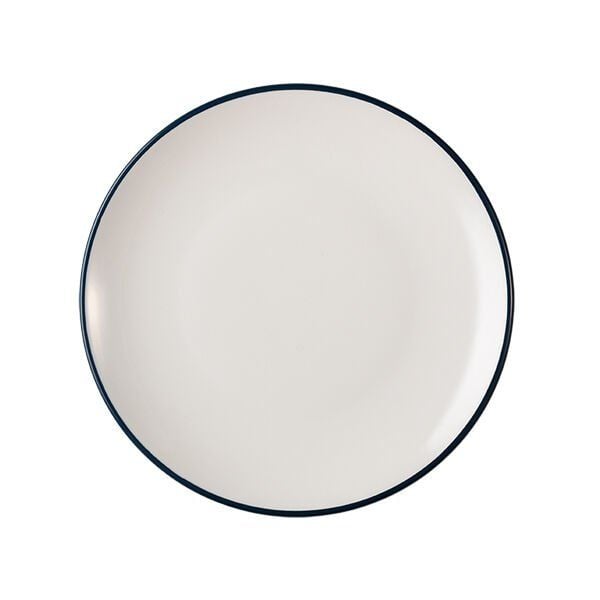 ID Fine Modest Navy Lona Düz Tabak 19 Cm