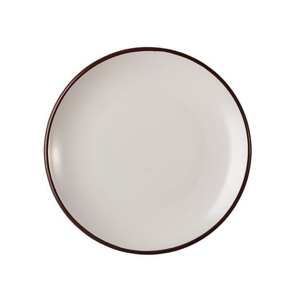 ID Fine Modest Brown Lona Düz Tabak 15 Cm