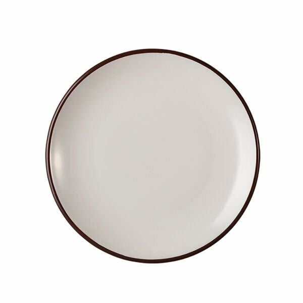 ID Fine Modest Brown Lona Düz Tabak 30 Cm