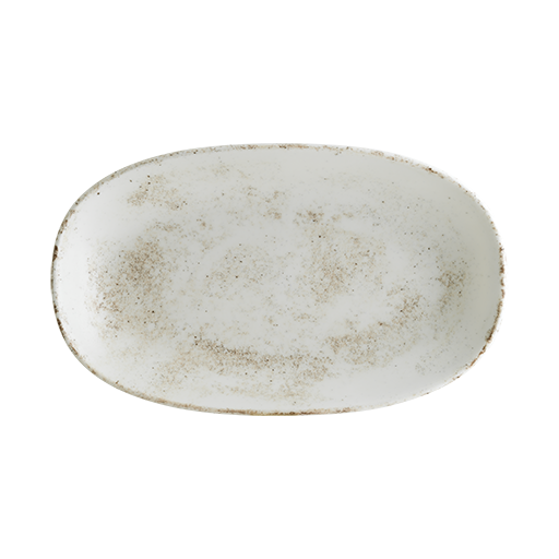 Nacrous Matt Gourmet Oval Kayık Tabak 34*19 Cm