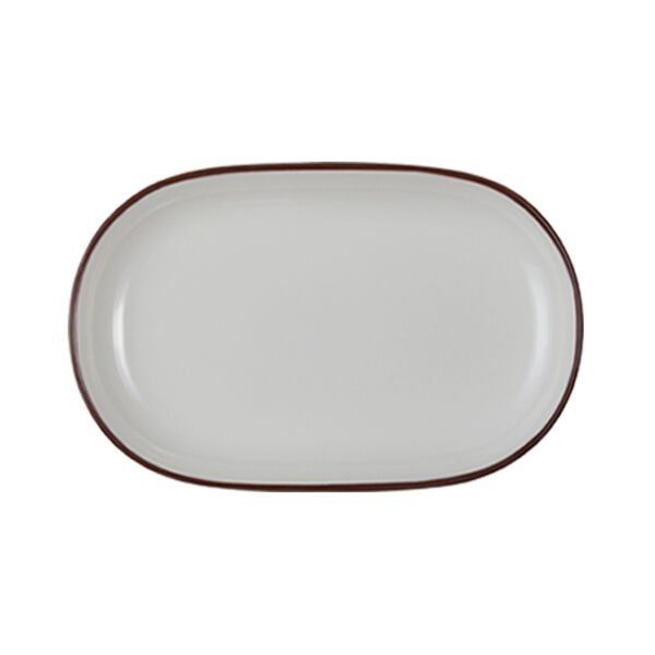 ID Fine Modest Brown Magnus Oval Kayık 33 Cm