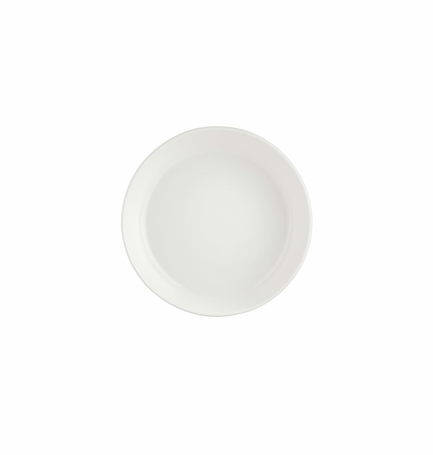 By Bone  Smooth Beyaz Çukur Tabak 10 Cm