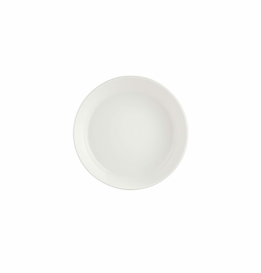 By Bone  Smooth Beyaz Çukur Tabak 10 Cm