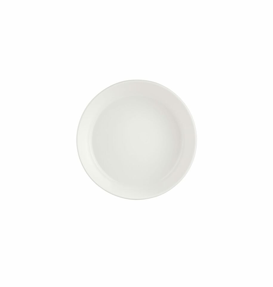 By Bone  Smooth Beyaz Çukur Tabak 13 Cm