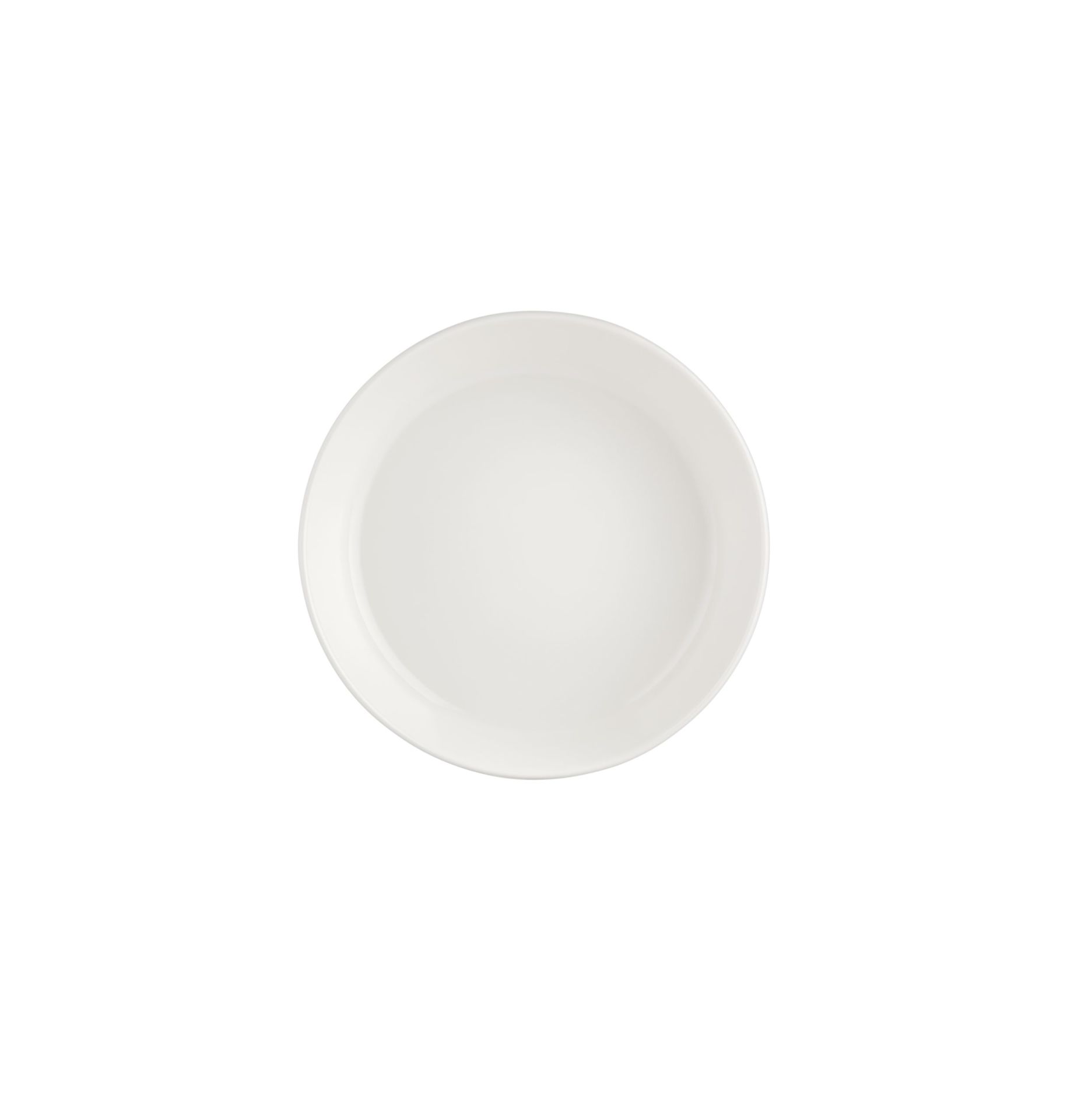 By Bone  Smooth Beyaz Çukur Tabak 18 Cm