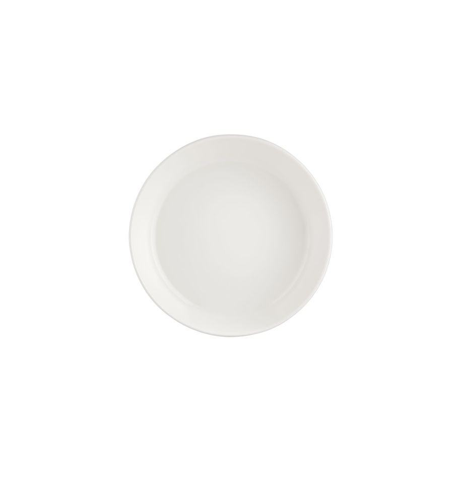 By Bone  Smooth Beyaz Çukur Tabak 18 Cm