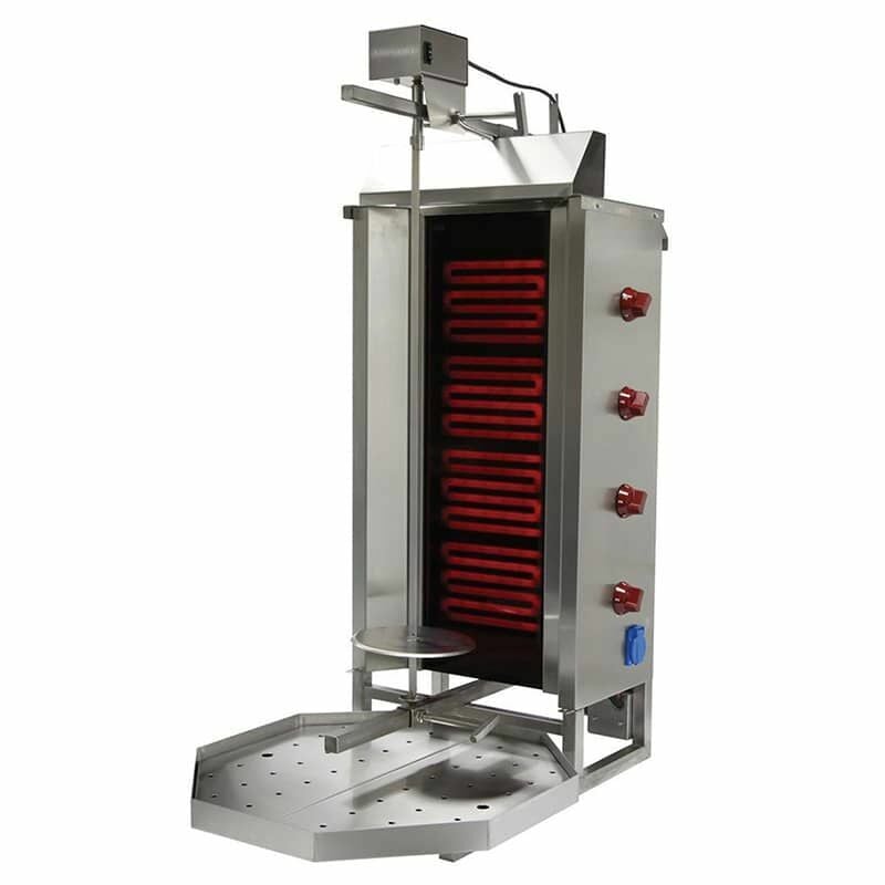 Öztiryakiler Dört Radyanlı, Elektrikli, Üstten Motorlu Döner Ocağı