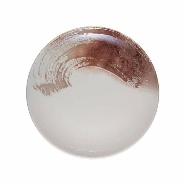 ID Fine Stroke Lona Düz Tabak 25 Cm