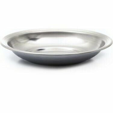 Çelik Yemek Tabağı 17 Cm (12 Adet)