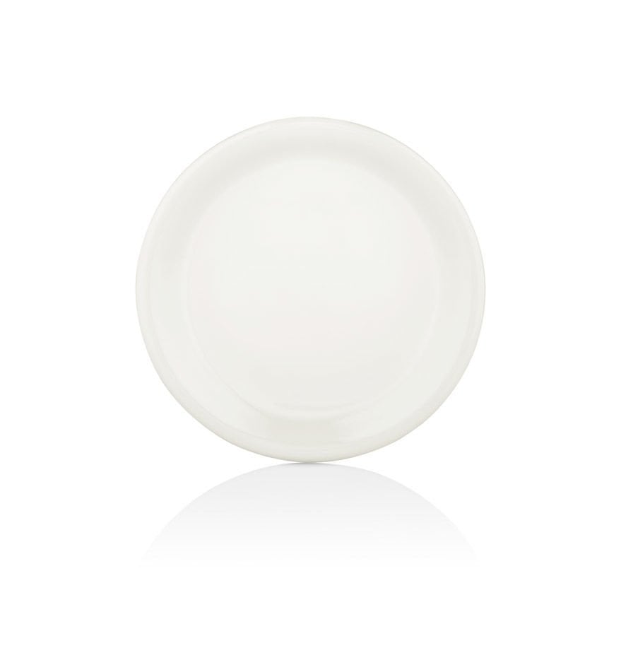 By Bone  Beyaz Zest Düz Tabak 15 Cm