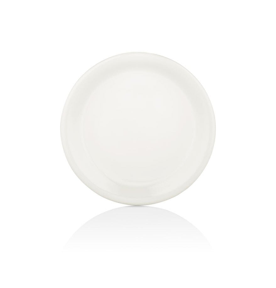 By Bone  Beyaz Zest Düz Tabak 23 Cm