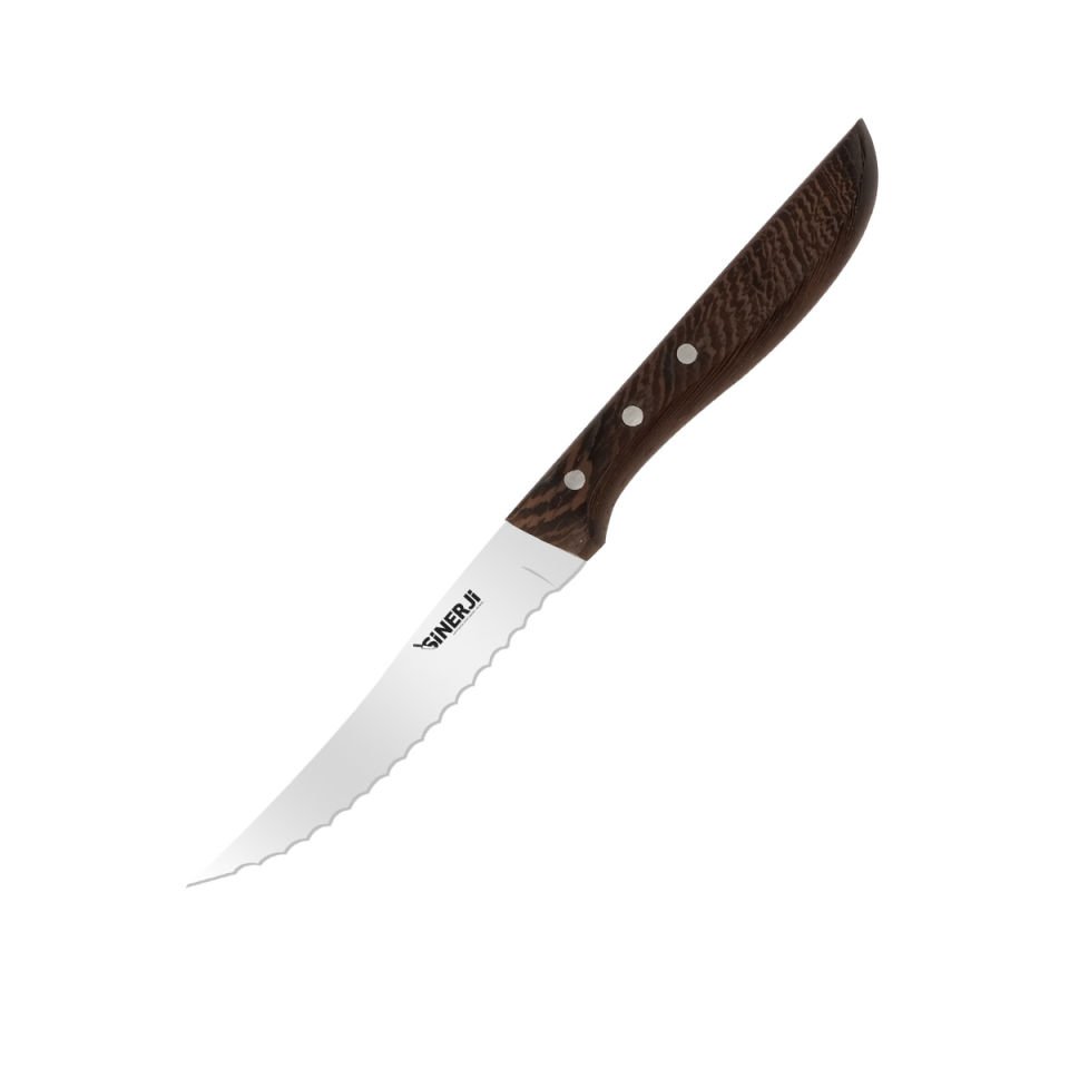 Wooden Venge Saplı Steak Bıçağı 13 Cm