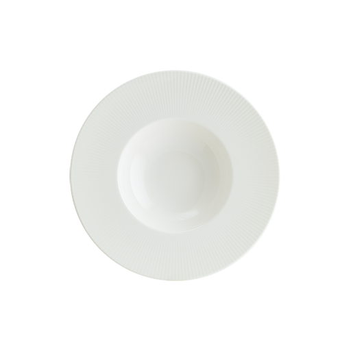 Iris White Banquet Çukur Tabak 23 Cm