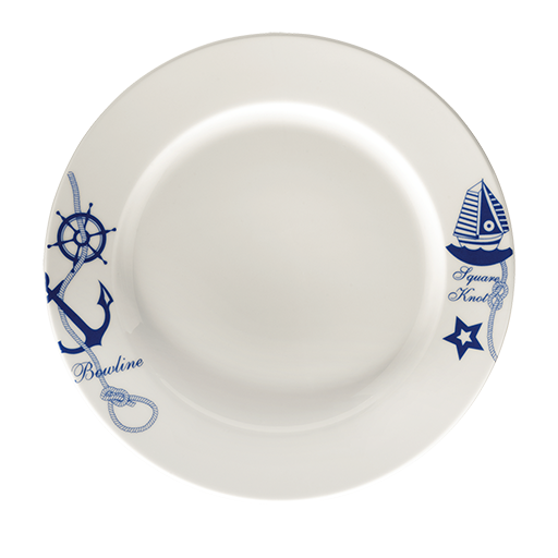 Navy Banquet Düz Tabak 23 cm