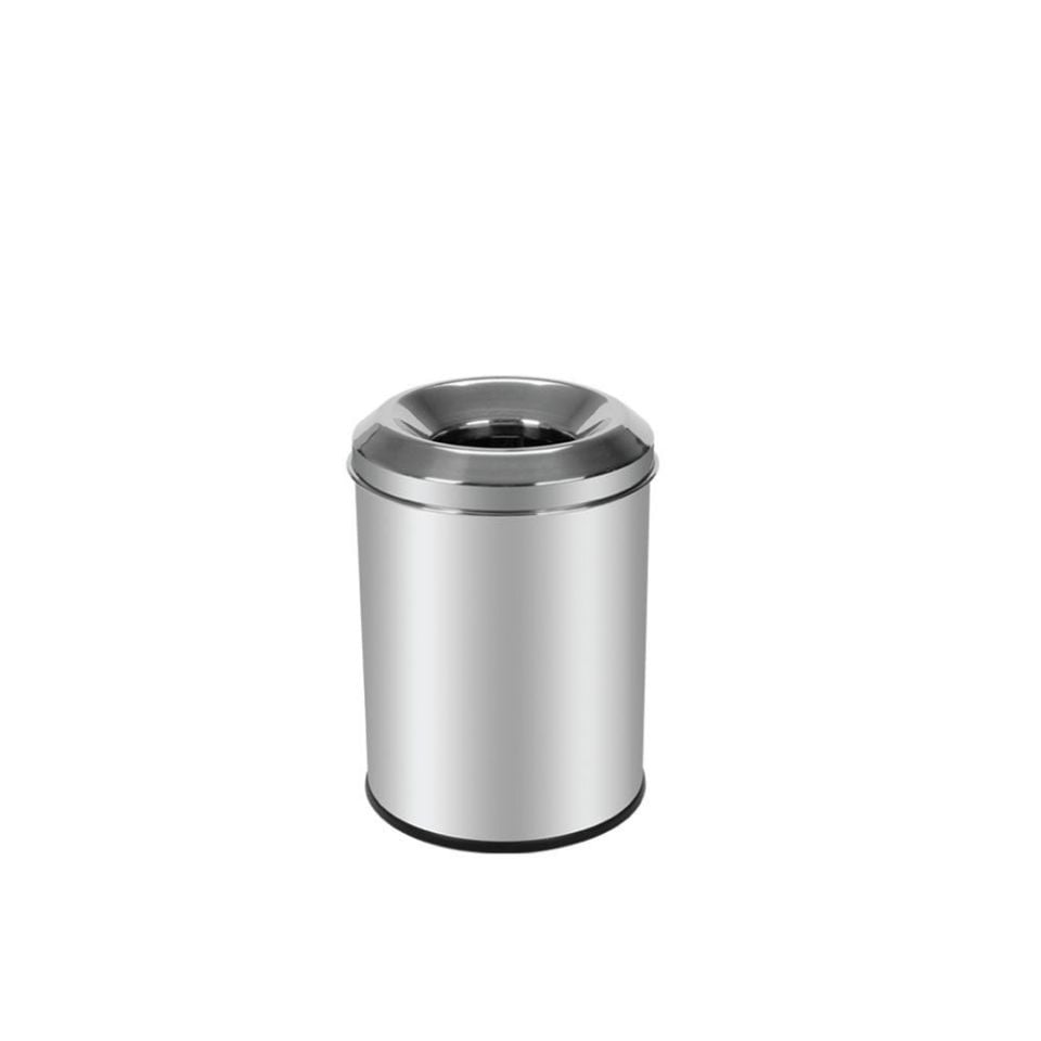 Krom Yanmaz Çöp Kovası 8 Litre