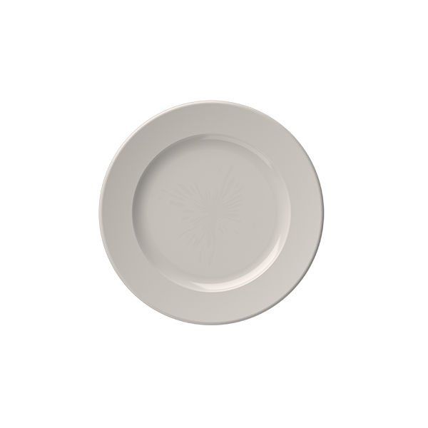 ID Fine Transparan Frame Düz Tabak 19 Cm
