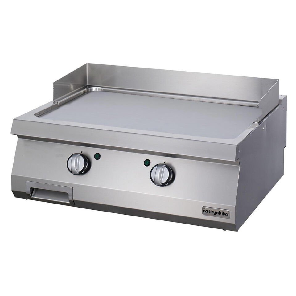 Öztiryakiler 700 Seri Elektrikli Krom Kaplı Düz Plate Izgara 80*70*30 Cm