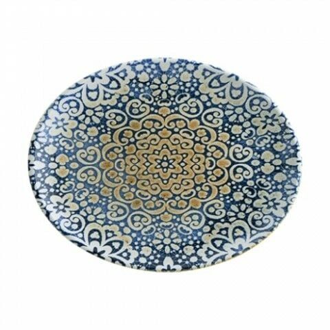 Alhambra Olive Moove Oval Tabak 36*28 Cm