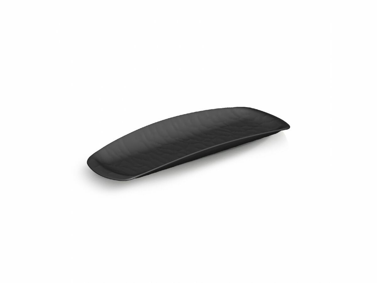 Tria Rölyefli Porelin Kayık Tabak 11*26 Cm (12 Adet)