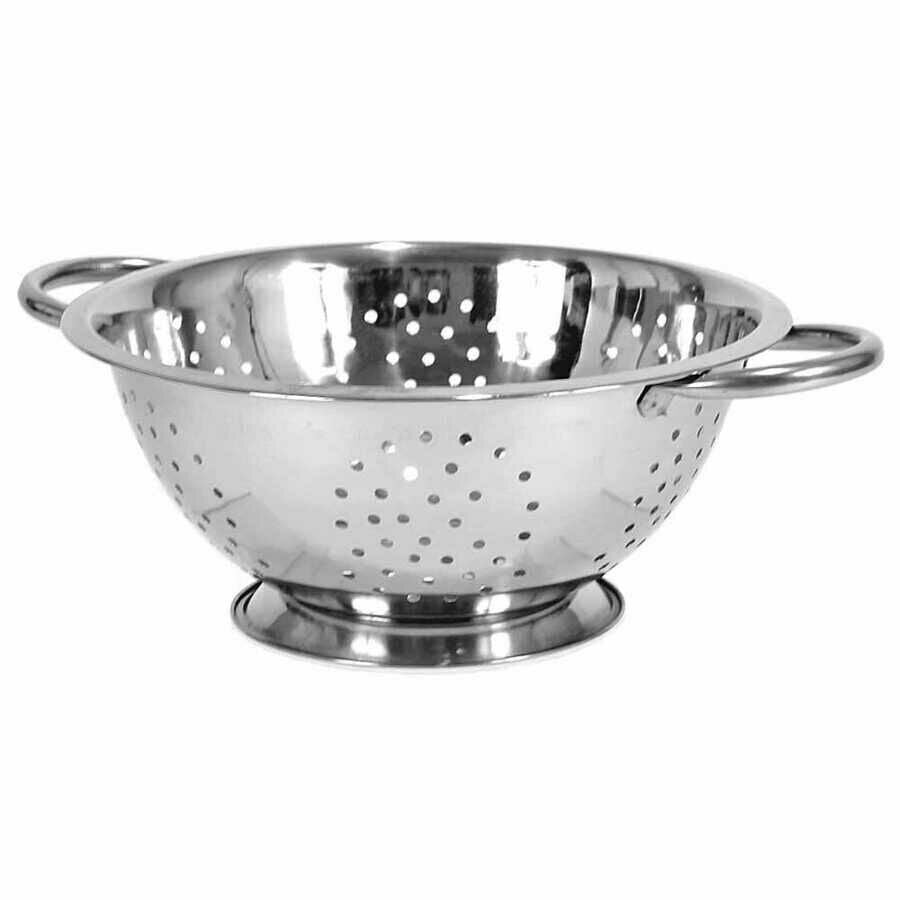 Makarna Süzgeci Çelik - 34 Cm