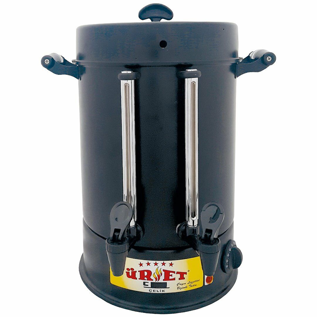Üret Çelik 6 Litre Boyalı Çay Makinesi - 50 Bardak
