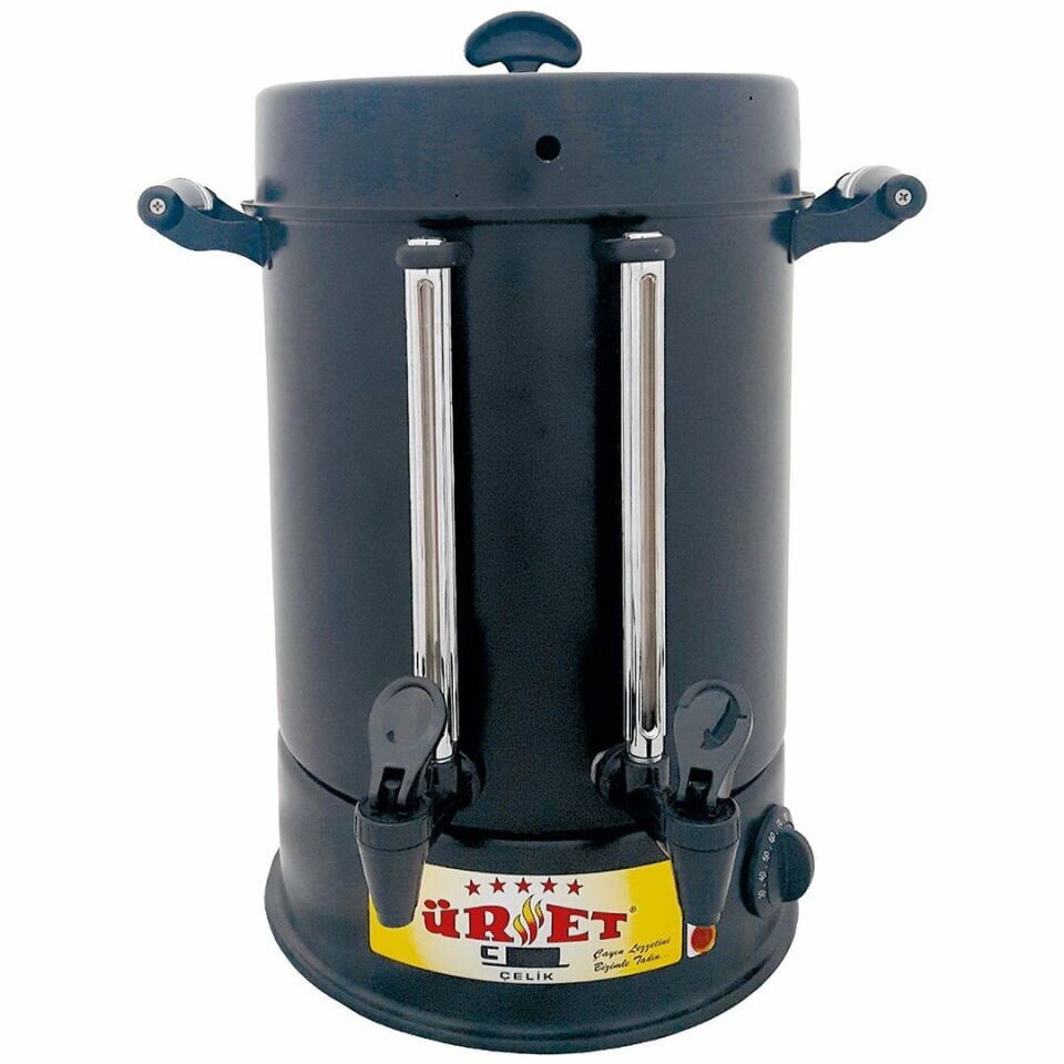 Üret Çelik 6 Litre Boyalı Çay Makinesi - 50 Bardak