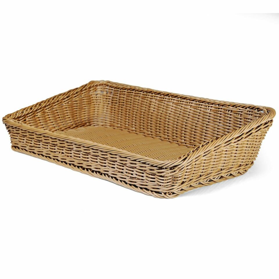 Açık Büfe Dikdörtgen Ekmek ve Meyve Sepeti 50*50 Cm