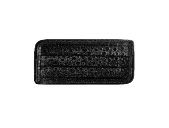 By Bone  Cowry Black Arel Dikdörtgen Tabak 40 Cm