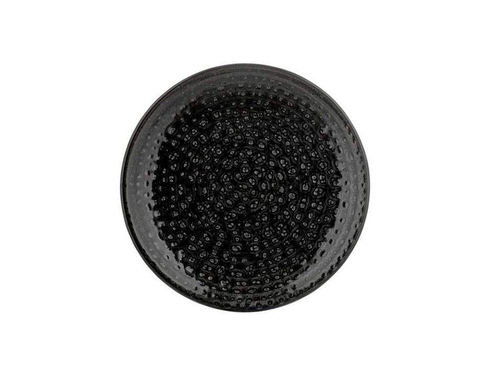 By Bone  Cowry Black Zest Düz Tabak 19 Cm