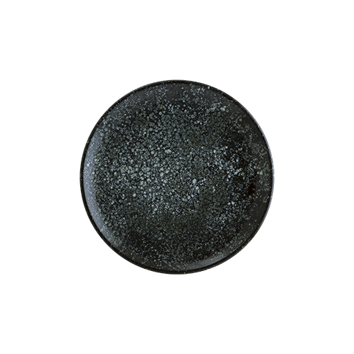 Cosmos Black Gourmet Düz Tabak 25 Cm