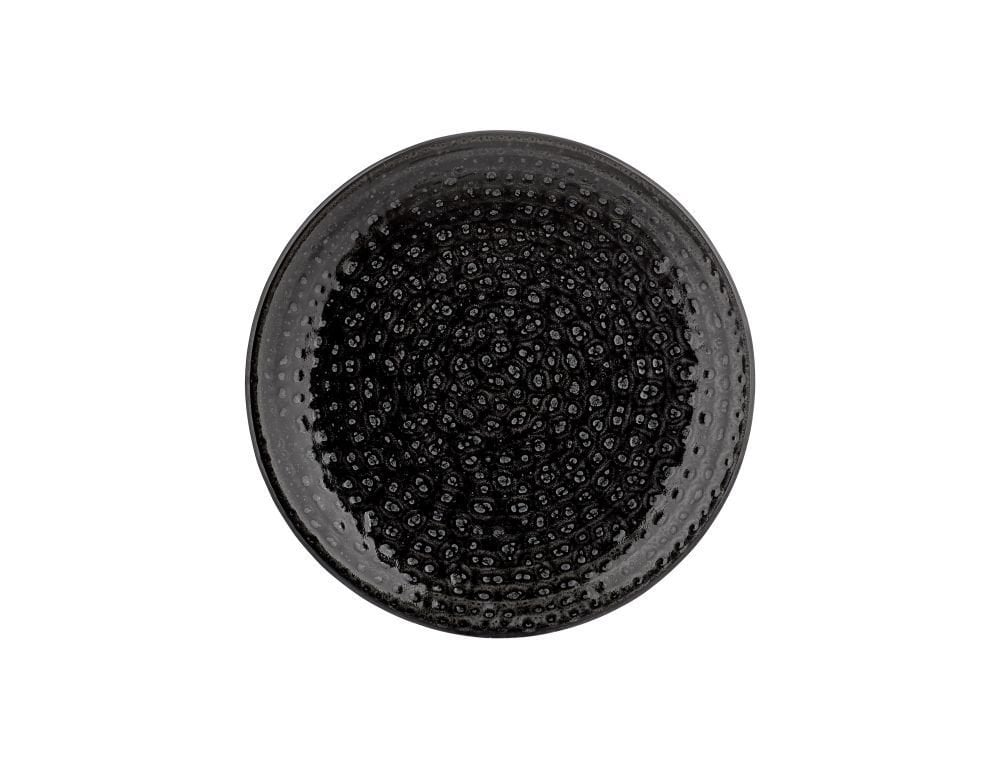 By Bone  Cowry Black Zest Düz Tabak 21 Cm