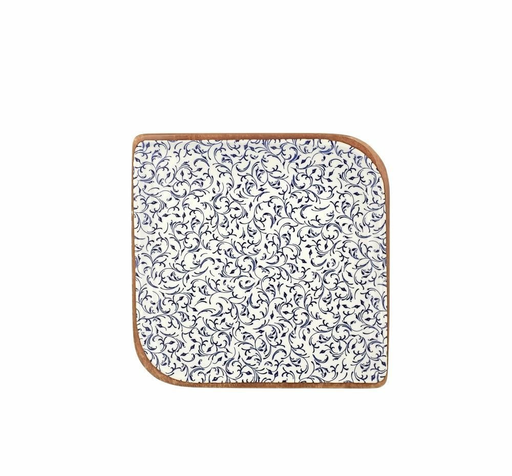 By Bone Edera Açık Arel Kare Tabak 30 Cm