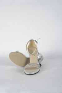 Gümüş Taşlı Topuklu Ayakkabı YW803
