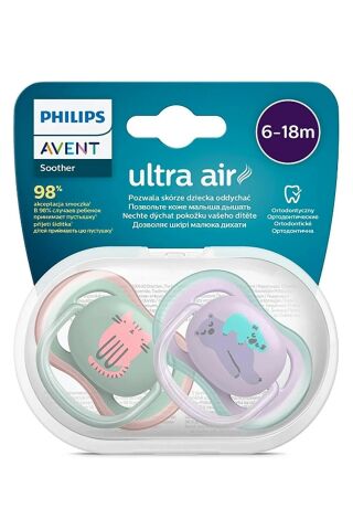 Philips Avent SCF085/18 Ultra Air 6-18 Ay 2'li Emzik Kız