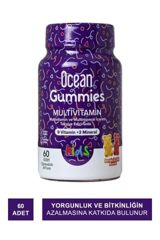 Ocean Gummies Multivitamin 60 Yumuşak Tablet