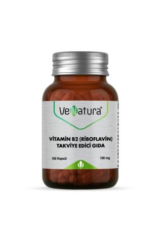 Venatura Vitamin B2 Riboflavin 100mg Kapsül 100 Lük