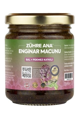 Enginar Macunu Bal ve Pekmez Katkılı Macun 240 Gr