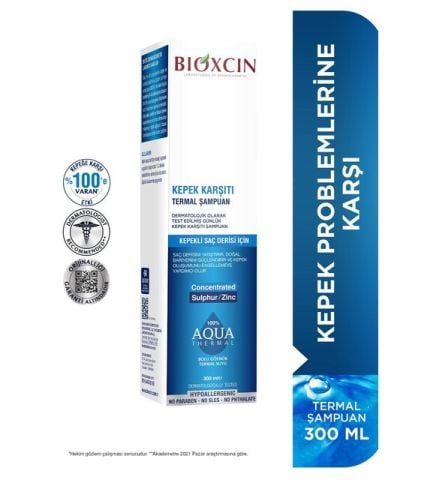 Bioxcin Aqua Thermal Kepek Şampuanı 300 ml