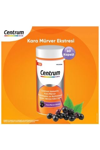 Centrum Immunity Kara Mürver Multivitamin 60 kapsül