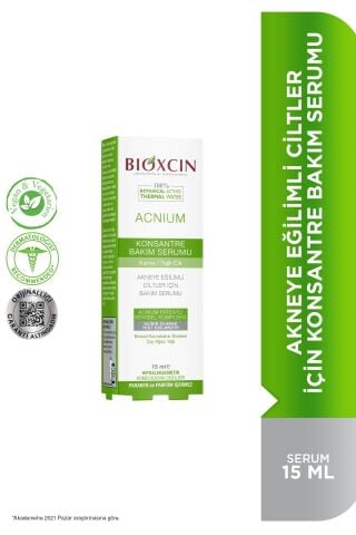 Bioxcin Acnium Konsantre Bakım Serumu 15 ml