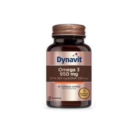 Dynavit Omega 3 950 mg 30 Yumuşak Kapsül