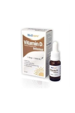 Wellcare Vitamin D3 Intense 1000 IU 12 ml Damla