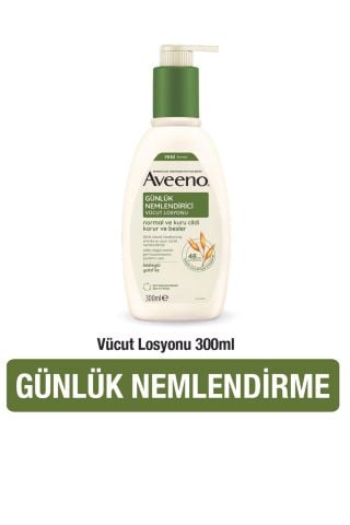 AVEENO Günlük Nemlendirici Vücut Losyonu 300ml